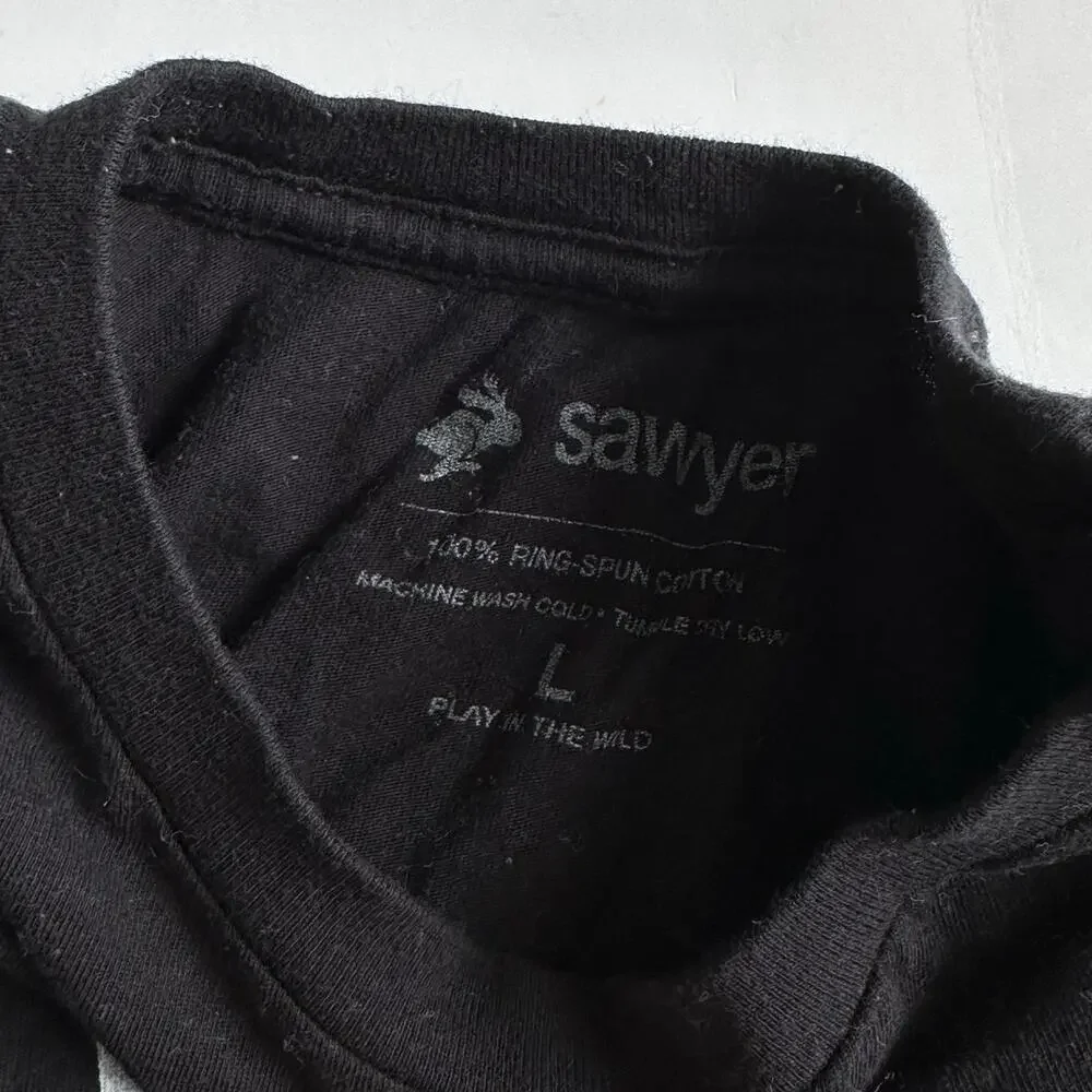 Sawyer Black Long Sleeve T-Shirt - Boys Size Large